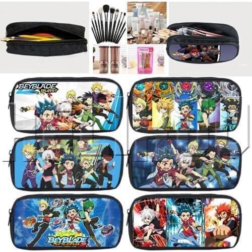 Quality Cartoon G-Revolutio Beyblade Burst pencil case Child boys girls stationary bag kids children pencil bag school supplies