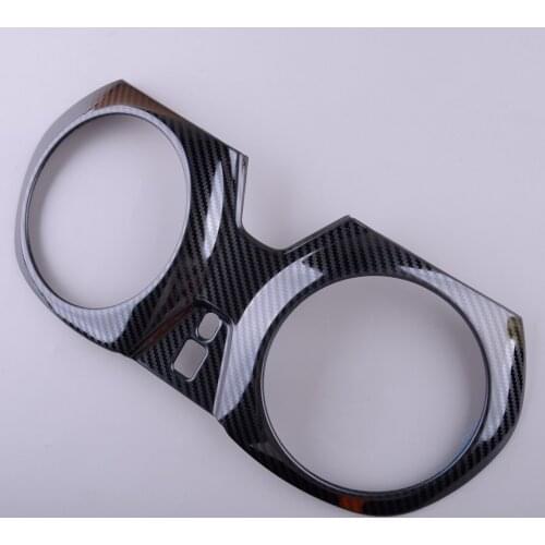 Inner Carbon Fiber Texture Black Center Air Vent Outlet Cover Stainless Steel fit for Chevrolet Blazer 2019 2020