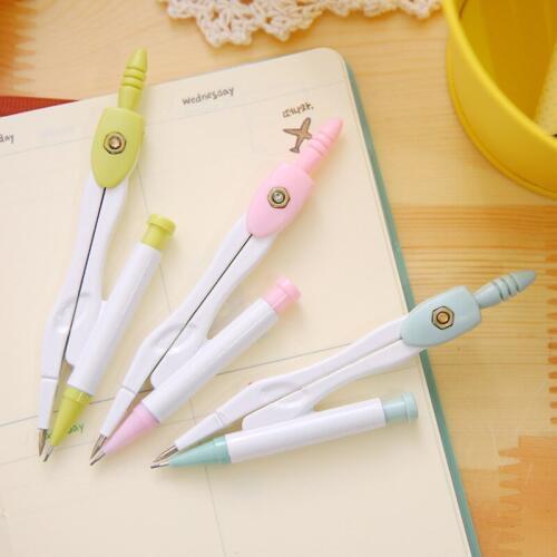 DL Korean version of the hobby Stationery small freshness student compass circle with automatic pencil box 7717