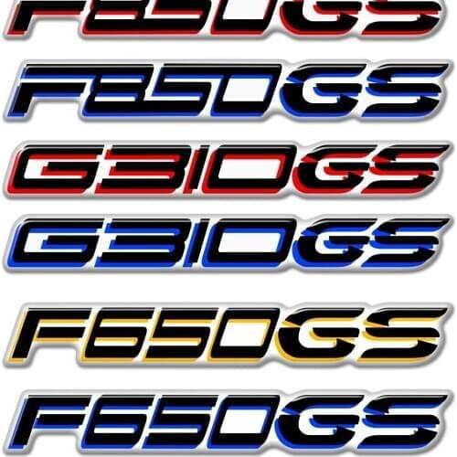 For BMW G310GS F650GS F750GS F850GS F 650 750 850 GS Tank Pad Emblem Logo Protector Fairing Fender Stickers Luggage Aluminum