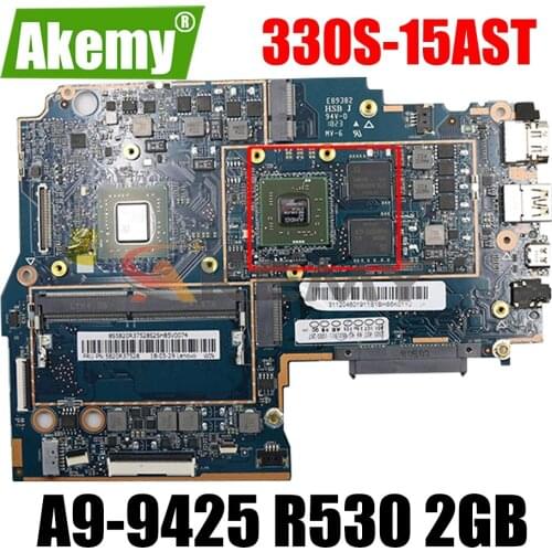 For Lenovo 330S-15AST notebook motherboard CPU A9-9425 GPU R530 2GB carrying 4GB RAM tested 100% work