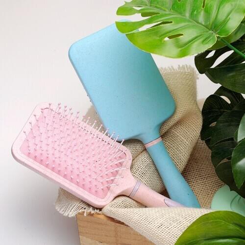 Paddle Detangling Cushion Hairbrush for Women Men Kids, Good for Thick Curly Hair