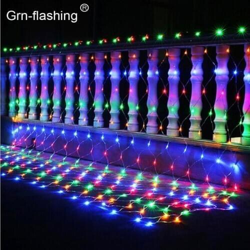 GRN-FLASHING LED String Lights