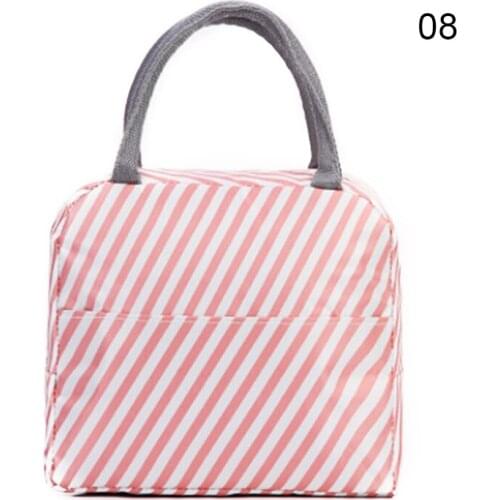 Insulated Lunch Bag Oxford Cloth Built-in Aluminum Film Leak-proof Lunch Box Container For Adult Kid Women And Men Gadget