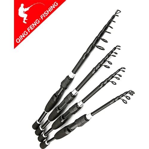 Lure fishing 1.6m-2.4m Multifunctional Spinning Rod Carbon Fishing Rod Telescopic Travel Fishing Rod Ultra Short Fishing Tackle