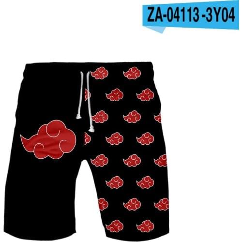 Kakashi Akatsuki Red Cloud Mens Swimwear Swimming Trunks Shorts Beach Shorts Swimming Trunks Pants Swimwear Running Shorts