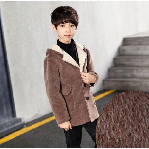 Boys' mink fur coat new childrens spring coat lamb fur coat