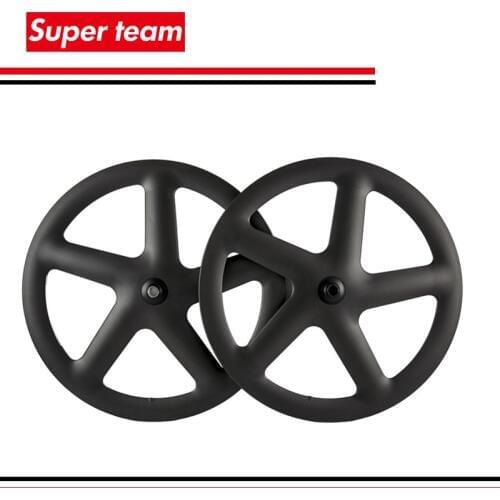 New 5 spoke bike wheels 700C track/road carbon five spoke wheelset