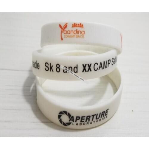 New Design confidence Wristband Custom Logo cheap silicone wristband motivation logo print gift bracelet for promotion