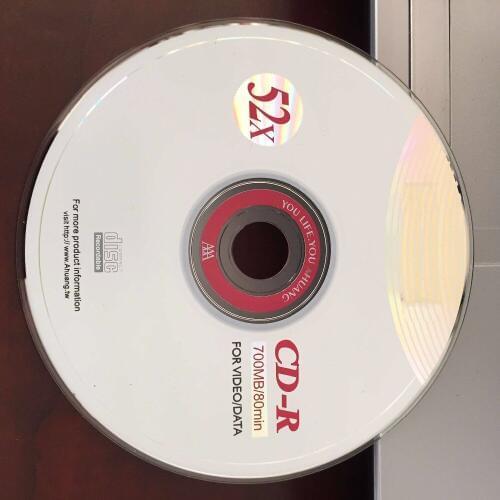 Wholesale 50 Discs Grade A 700 MB 52x Blank Red Pro Printed CD-R Disc