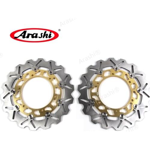 ARASHI CNC Front Brake Discs For YAMAHA XVS MIDNIGHT STAR 1300 2007-2011 2007 2008 2009 2010 2011 Brake Rotors Disks TDM900 R1
