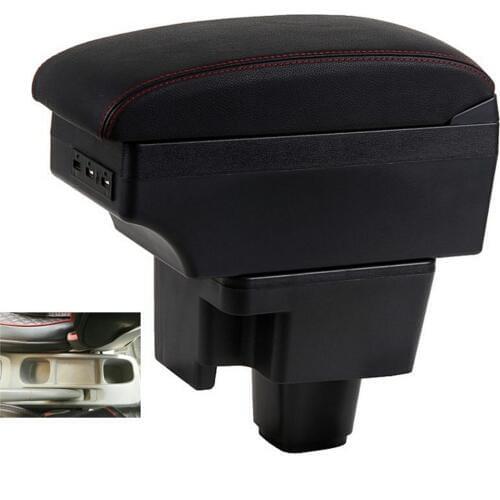 For Chevrolet Sail armrest box central Store content box car-styling decoration accessory with cup holder USB