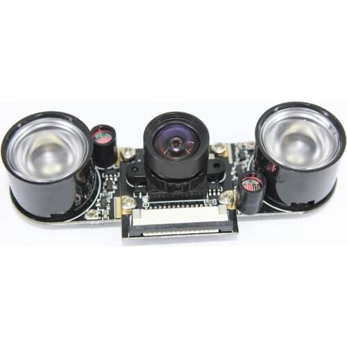 Raspberry Pi 4 Camera Night Version with 100degree without distortion Lens 5M Pixel 1080P Camera Module for Raspberry Pi 3