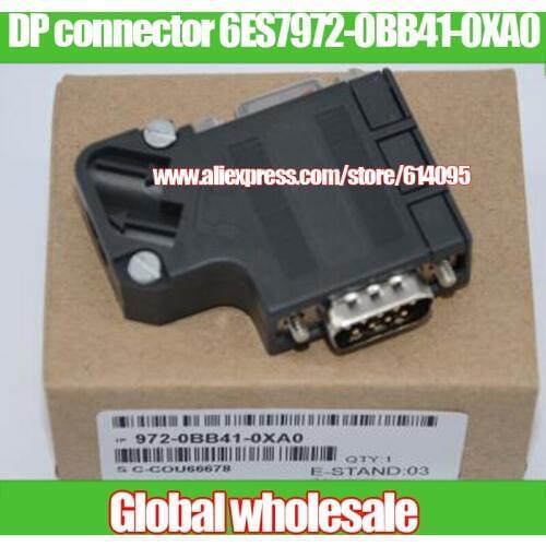 1pcs DP connector 6ES7972-0BB41-0XA0 for Siemens Profibus bus connector / 35 degree with programming interface / 0BB41-0XA0