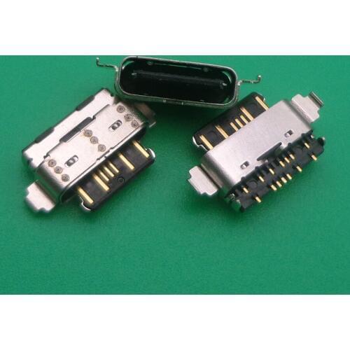 50PCS Micro USB DC Jack Dock Connector power Tail Charging Charger port socket female plug For Nokia X5 X7 X71 X6 TA-1099 7plus