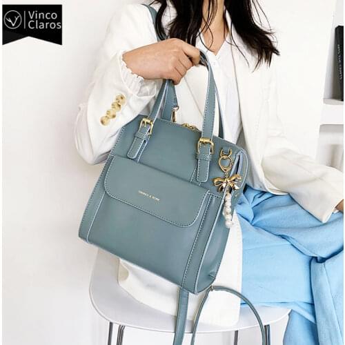 Luxury Soft Leather Backpacks for Women Fashion Brand Designer Backpack Female Bag Simple School Backpack for Teenage Girls 2021