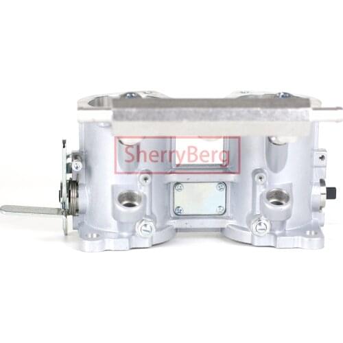 SherryBerg 48MM 48 mmIDF TBS Throttle Bodies For Jenvey IDF Style Carb 84mm Height TFP48I 48mm Rep. Weber Dellorto W Fuel Rail