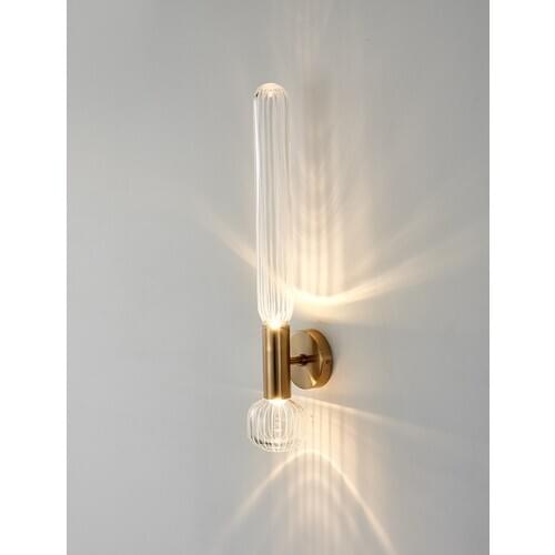 Modern led Wall Lamp Nordic Living Room crystal Wall Glass Wall Light Art Bedroom Bedside lamps Designer wall sconces