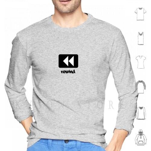 Rewind Hoodies Long Sleeve Hi Fi Hip Hop Clubbing Old Skool Music Dj Djs