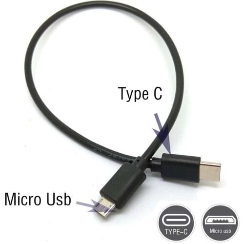Type C (USB-C) to Micro USB Male Sync Charge OTG Charger Cable Cord Adapter Connector Phone Accessories