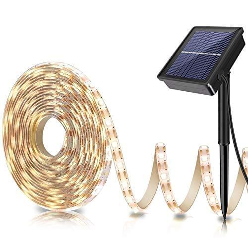 3m 2835smd 180 leds Waterproof solar strip lights outdoor for Garden/Home/Patio/Courtyard/Wedding Decoration