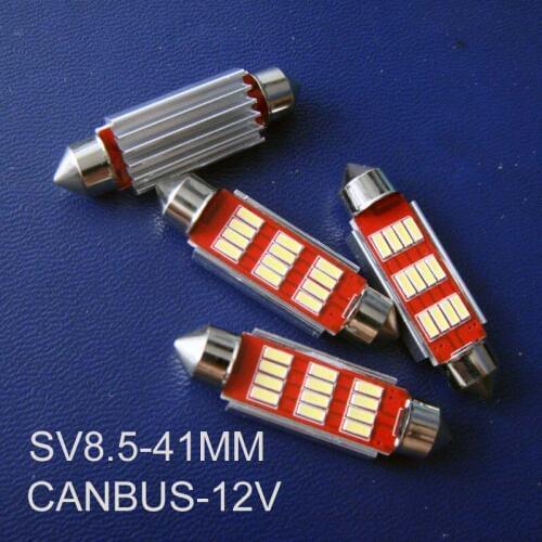 High quality 42mm 12V Auto Festoon Led Lights CANBUS Error Free Led Car Interior Dome Lamp Reading Bulbs free shipping 50pcs/lot