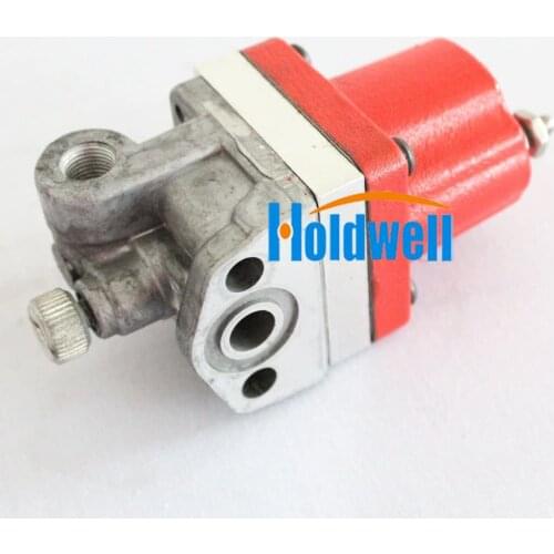 Holdwell Shutoff Stop Solenoid Valve 3018453 for Cummins NT855 Engine 24V Two Spade