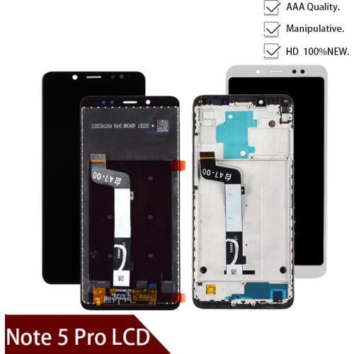 Original for Xiaomi Redmi Note 5 lcd display Digitizer assembly with Frame for Redmi Note 5 pro display Replacement Repair Parts