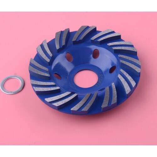 4 Inch Blue Diamond Metal Angle Grinding Chain Wheel Wood Carving Disc Grinder 10 cm