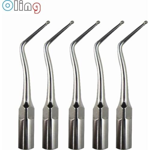 5PCS Dental Ultrasonic Scaler Scaling Tips SB2 Dental Scaler Cavity Preparation Tip Fit EMS/WOODPECKER Dental Scaler Tips SB2*5