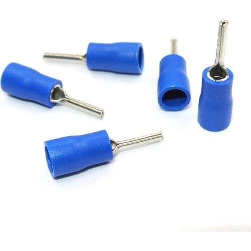 50pcs 16-14AWG Insulated Pin Terminals Electrical Splice Crimp Connector Auto Wiring