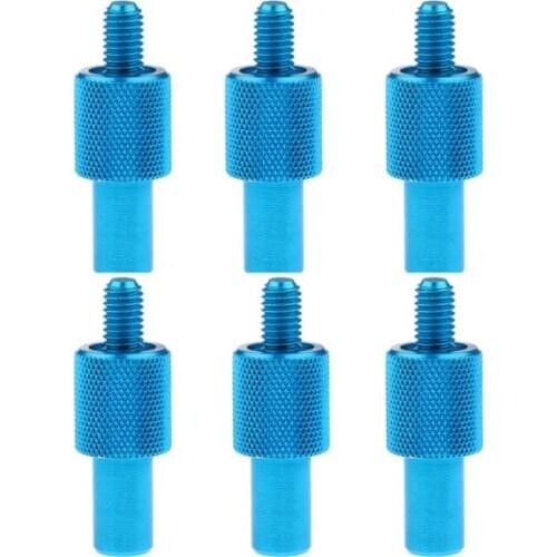 6Pcs Fishing Rod Pod Connector Quick Release Bite Alarm Fishing Bank Stick Support Hold Connector For Bite Alarm Warning