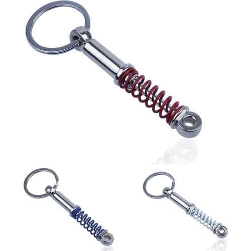 Car Keyring Piston Shock Absorber Shape Keychain Decoration Key Chain Pendant Auto Accessories chaveiro para carro Automobile