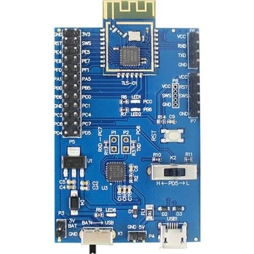 TLSR8266 Bluetooth module test development board TLS-01 USB-TTL string AT debugging