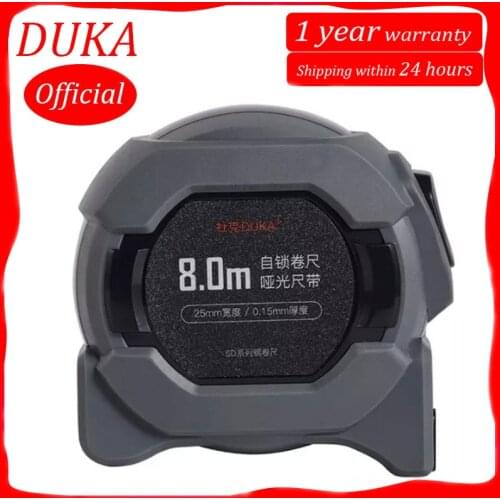 New Duka Official Portable Tape Measure 8m Steel Tape Measure Resistance to Fall Distance Measuring Tape Measuring Tool