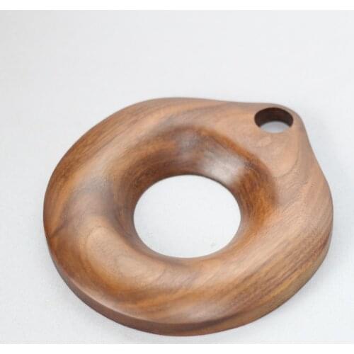 Black walnut pot mat thickened ring insulation mat household anti scalding pl