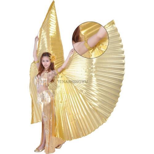 Belly Dance Hand Wings Adult Egyptian Egypt Bellydance Costume Isis Wings Dance Props Belly Dancing Wings without Sticks