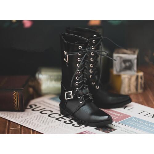 BJD doll shoes are suitable for 1/3 SD17 Uncle size fashion black gobbin mens uniform boots Martins boots doll accessories