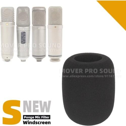 Windshield Microphone Cover Sponge Windproof For Rode NT1-A NT2-A NT1A NT2A NTK K2 K 2 Anti Pop Filter Mic Windscreen Foam