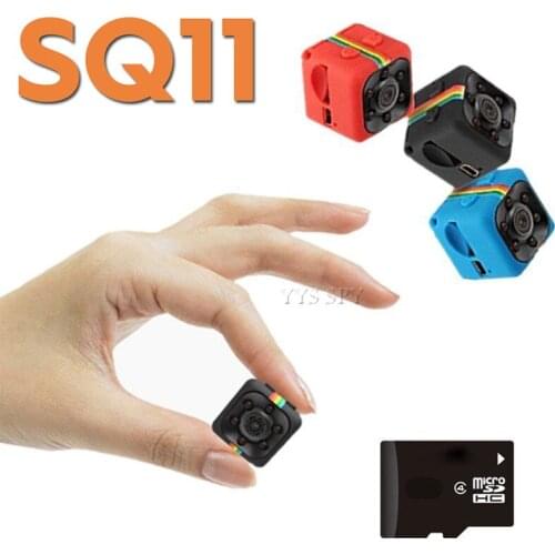 SQ11 Mini Camera 960P Espias Escondidas Secret Video Audio Recorder Small Micro Camcorder Espion Body Cam Support Hidden TF Card