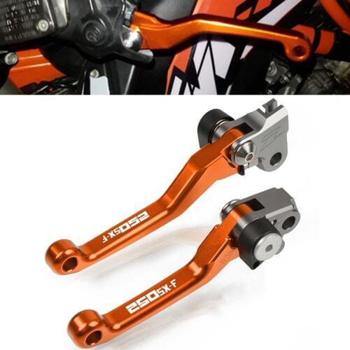 Motorcycle Dirt Bike Brake Clutch Levers Motorcross Alunimun handle levers FOR 250 SX-F 2007 2008 2009 2010 2011 2012 2013