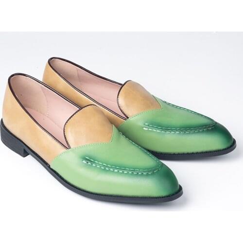 2021 New Fashion Leather Shoes Men Low Heel Dress Men Shoes Ankle Boots Vintage Classic Office Male Casual Shoes Flat Outdoor