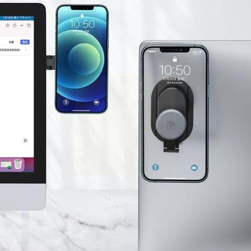 New Adjustable Multi Screen Support Laptop Side Mount Display Phone Holder Mobile Clip Phone Stand Monitor Connects Bracket D9Q1