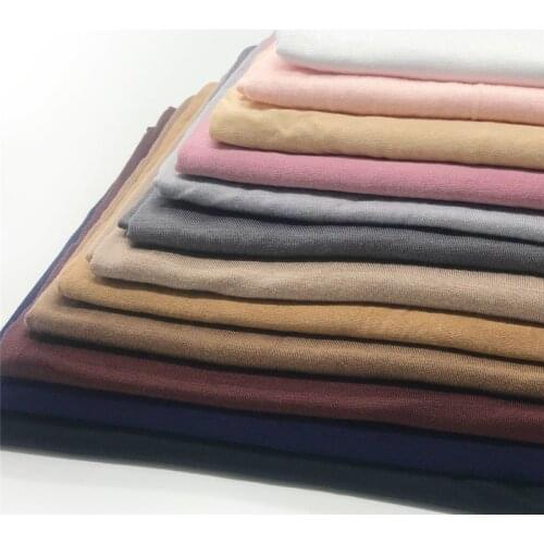Pure Color Cotton Jersey Mercerized Cotton Modal Soft Womens Scarfs 28 Color Cover Hijab Women Headscarf Fashion Lady Headband