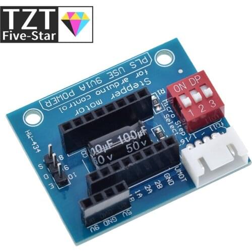TZT 3D Printer Stepper Motor Driver Control Extension Shield Board For A4988 DRV8825