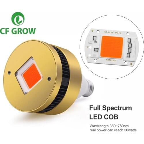 COB LED Grow Light E26 E27 Socket Base Full Spectrum 120W 150W Grow Lamp for Indoor Plants Small Growing Tent