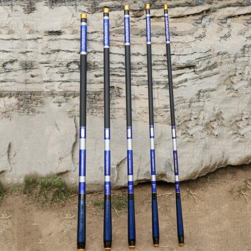 3.6M -7.2M carbon fiber fishing rod telescopic ultra-light and hard portable stream freshwater fishing rod