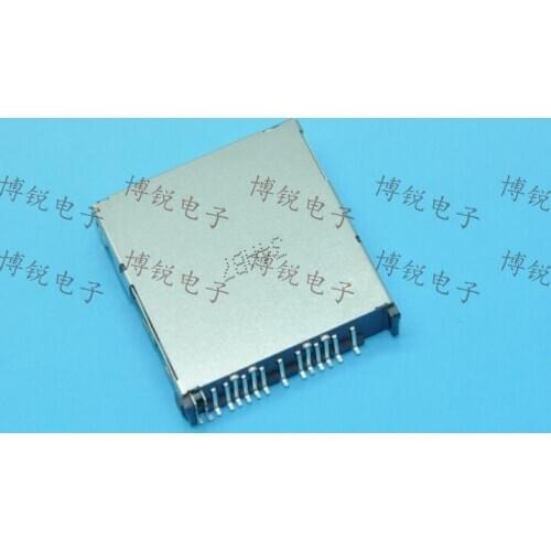 High quality memory card connector 3-in- 1 deck MS + MMC + SD 13P + 2P notebook machine deck