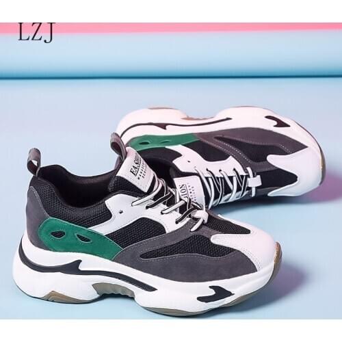 Women Chunky Sneakers Platform Basket Female Fashion Multi Color Tenis Sport Running Leather Casual Shoes Woman 2020 Winter