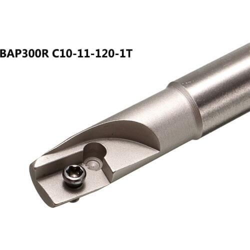 1pc BAP300R C10 11 120 1T C10 10 Indexable Lathe Milling Cutter Holder Square Shoulder CNC Face Mill Tool for APMT1135 insert